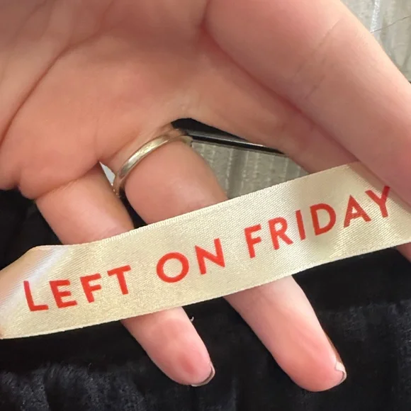 Left on Friday Black Wide Leg Pants - Picture 2 of 3